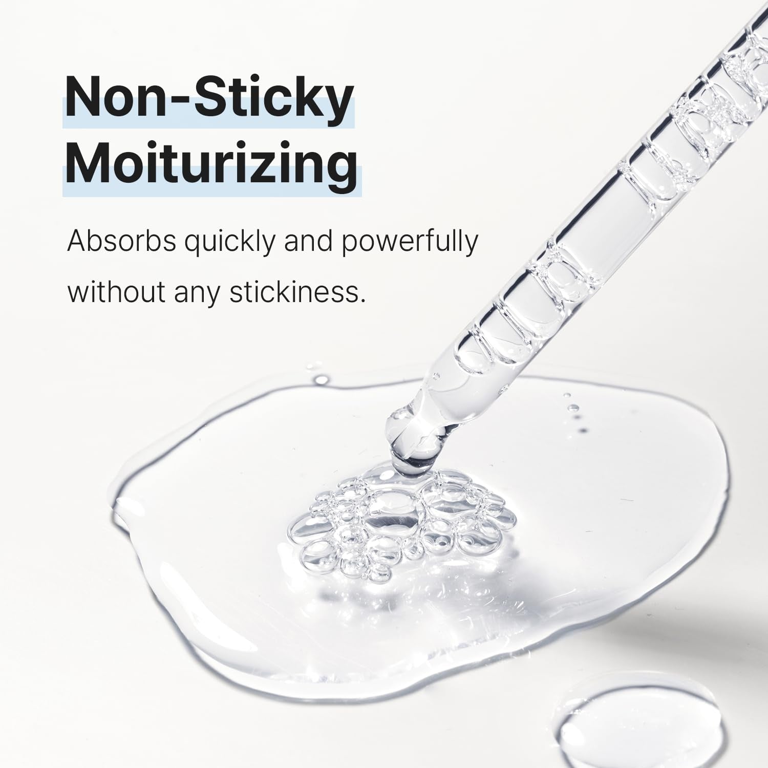 Moisture Hyaluronic Acid Serum 100Ml (3.38 Fl Oz) – Deep Hydrating Face Serum for Dry Skin with 8-Type HA, Panthenol & Deep Sea Water for Lightweight, Non-Sticky Moisture