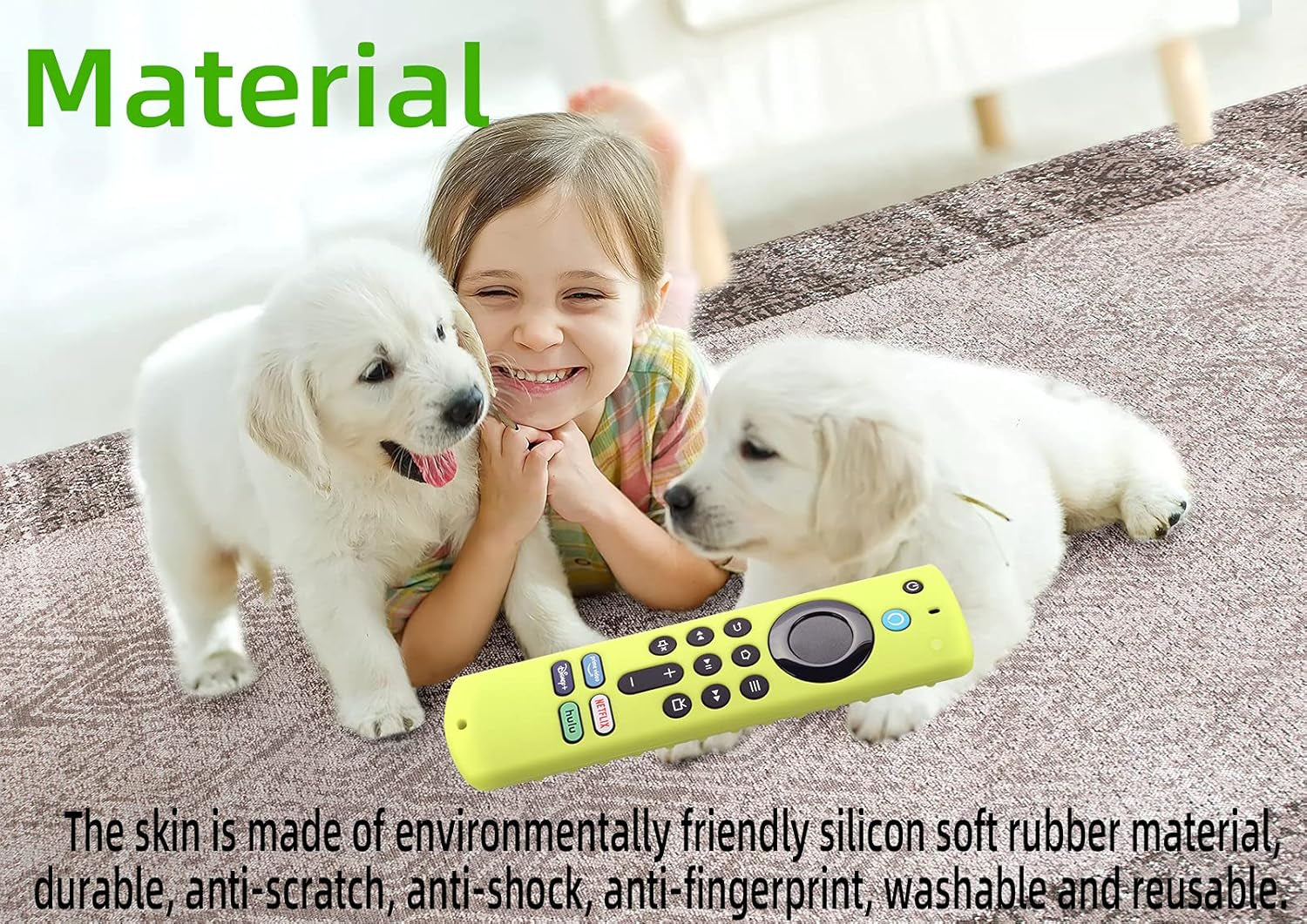 Silicone Cover Compatible with 5.6 Inch Fire TV Stick (3Rd Gen) Remote Firestick Remote Cover for Firesticksticktv Silicone Protective Case Sleeve (Dark Grey)